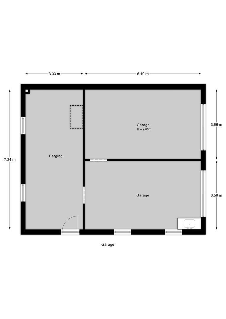 Doornweg 6 b, Rockanje plattegrond-6