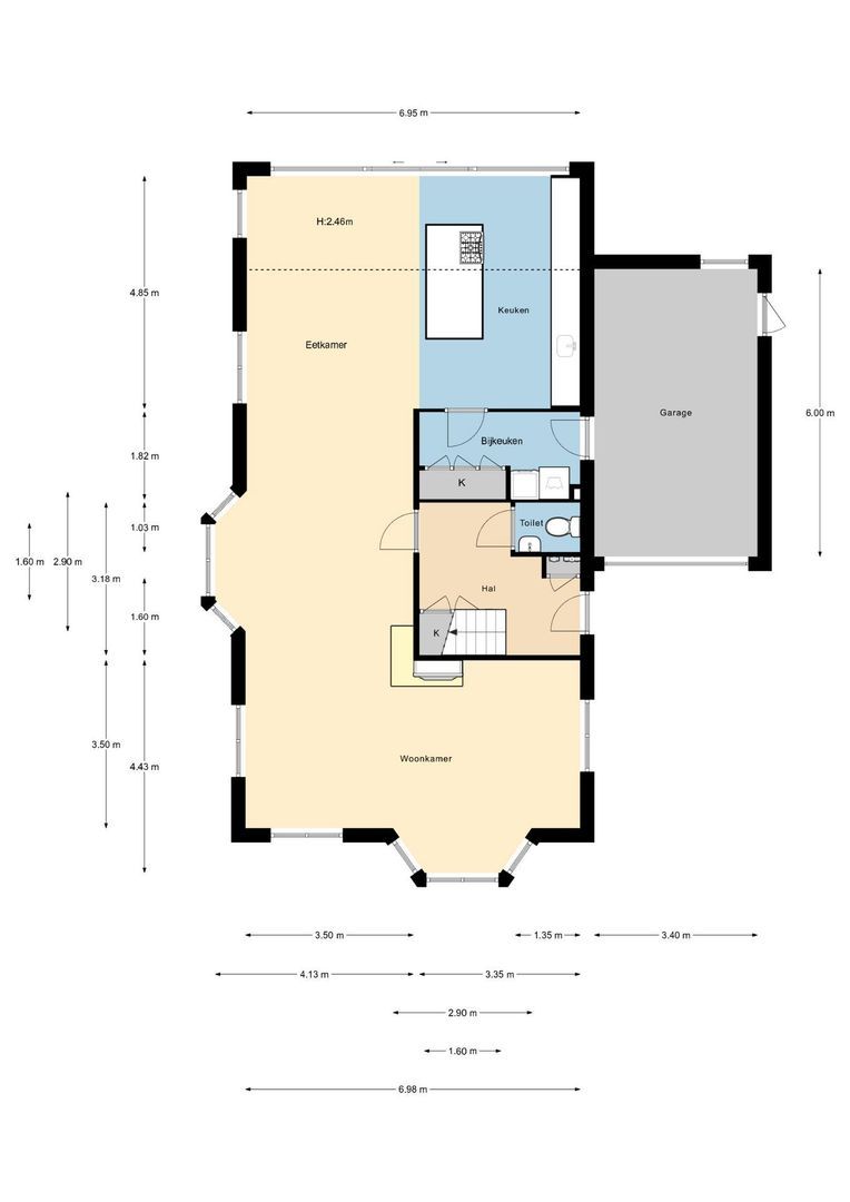 Egelantierlaan 4, Oostvoorne plattegrond-0