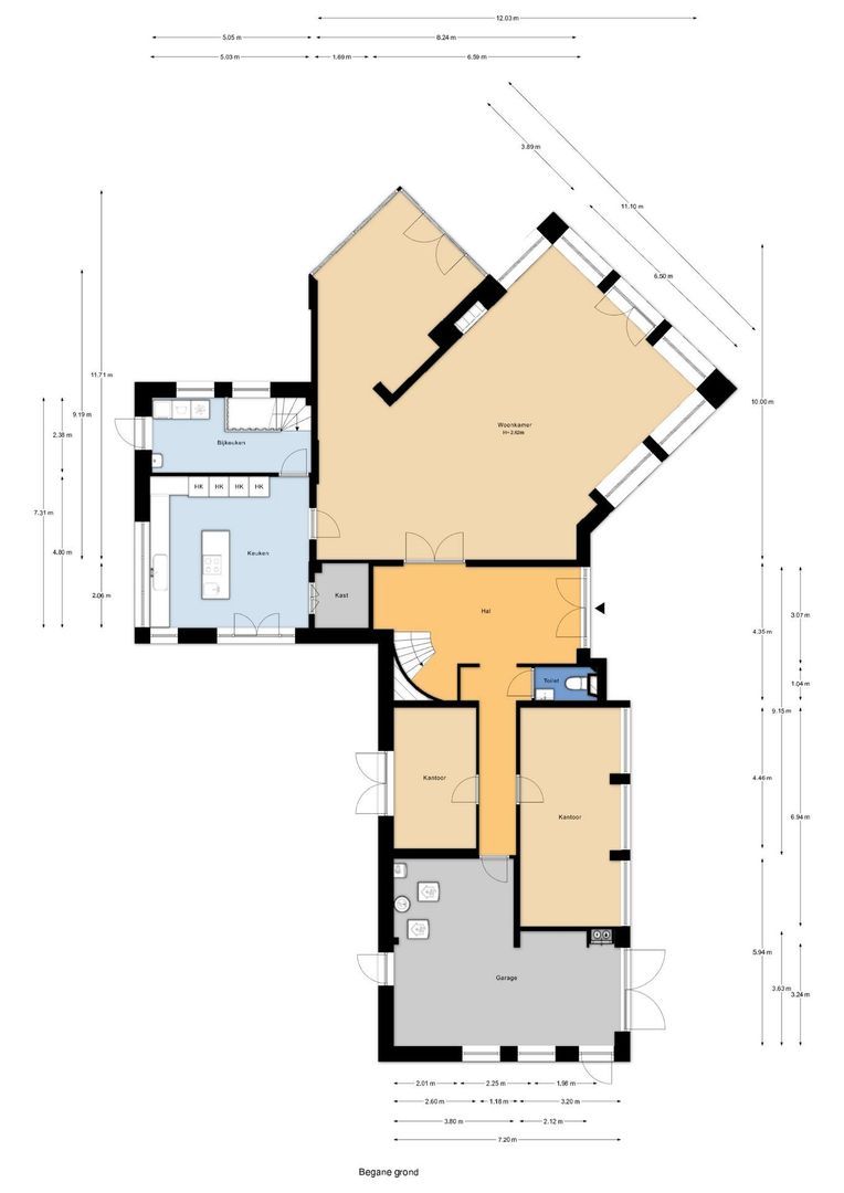 Zwartelaan 4, Oostvoorne plattegrond-0