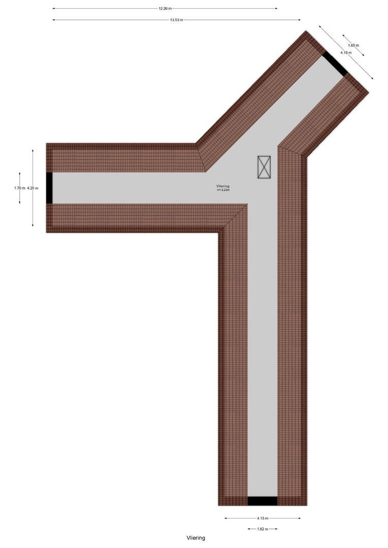 Zwartelaan 4, Oostvoorne plattegrond-2