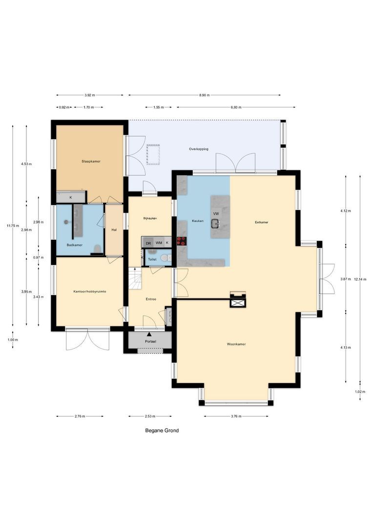De Meutelaer 1, Stellendam plattegrond-1