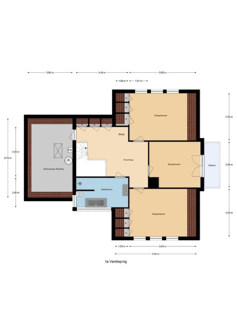 De Meutelaer 1, Stellendam plattegrond-1