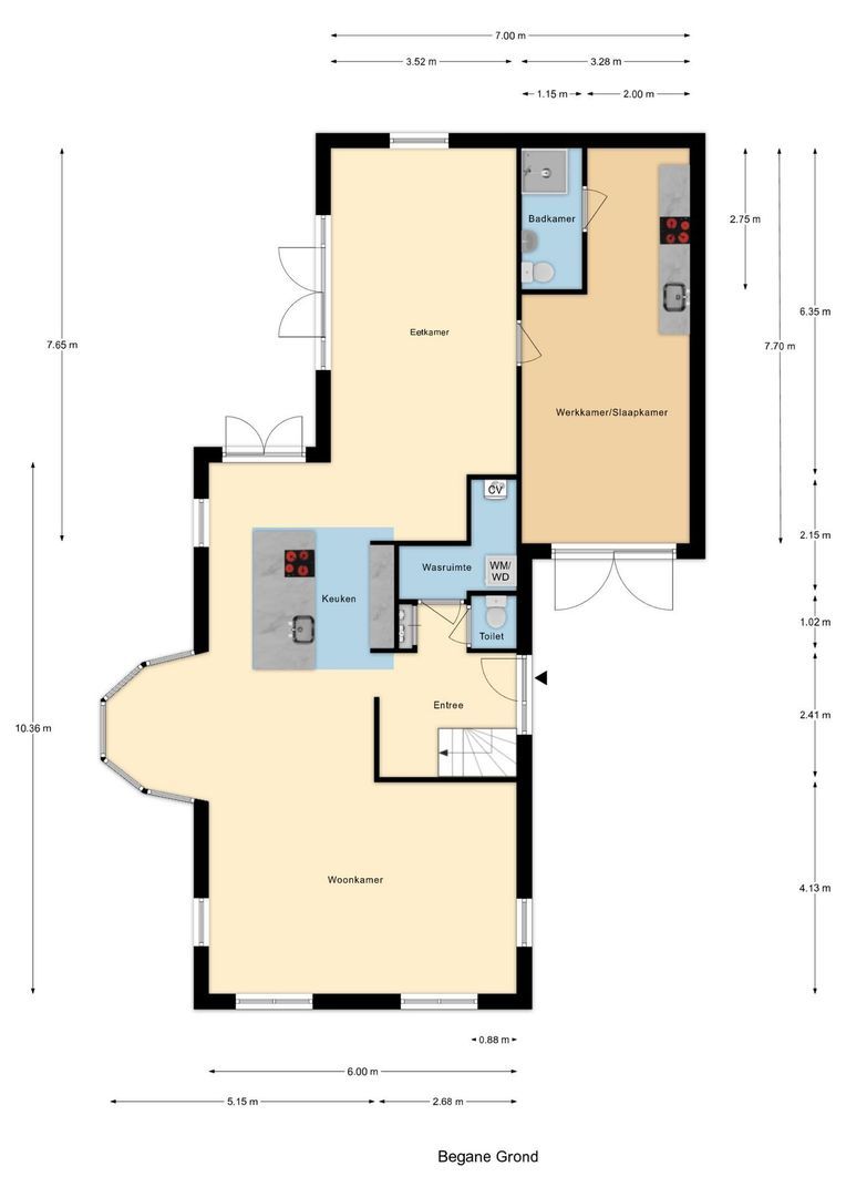 Zeehoeveweg 17, Oostvoorne plattegrond-0