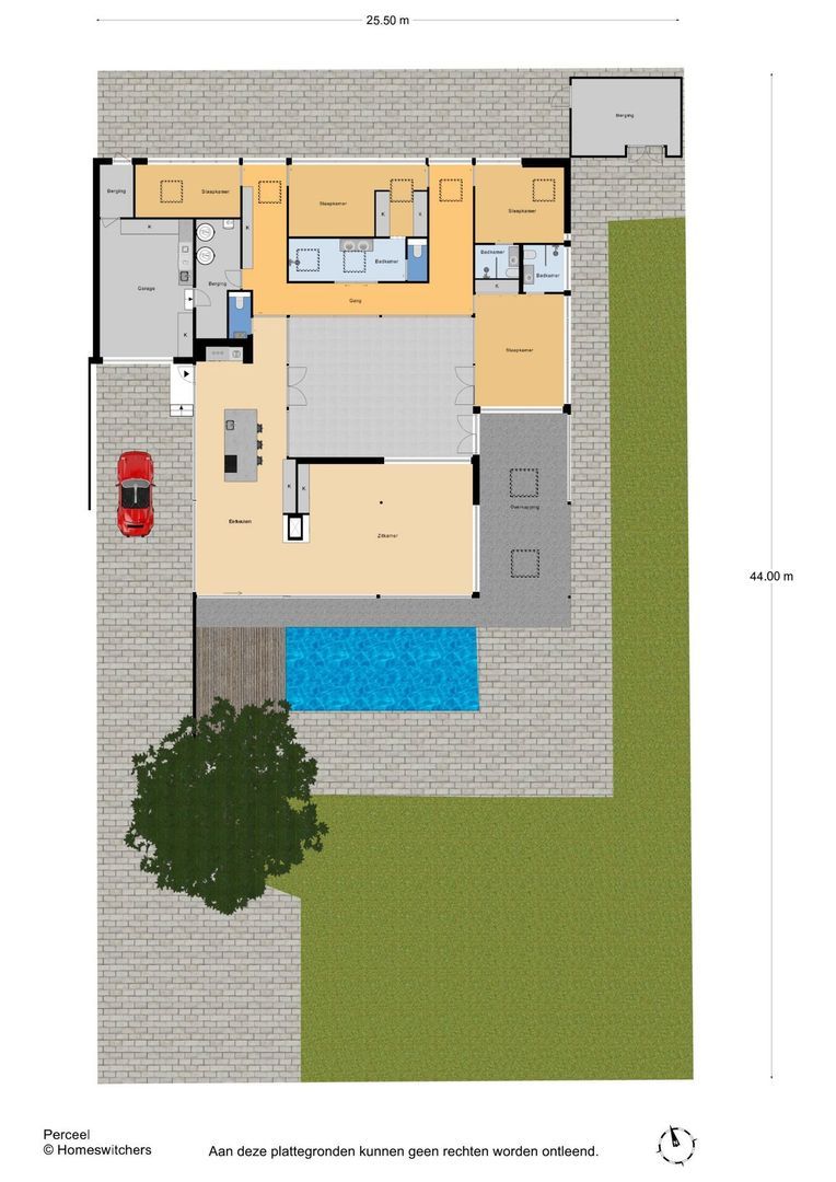 Parnassialaan 30, Oostvoorne plattegrond-2
