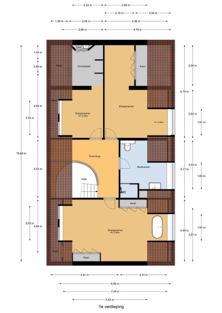 Patrijzenlaan 75, Oostvoorne plattegrond-1