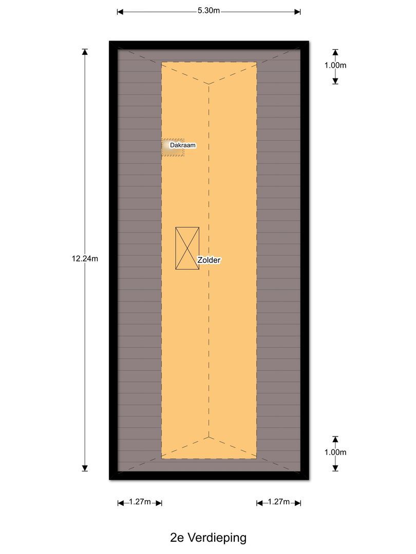Zwartelaan 20, Oostvoorne plattegrond-2