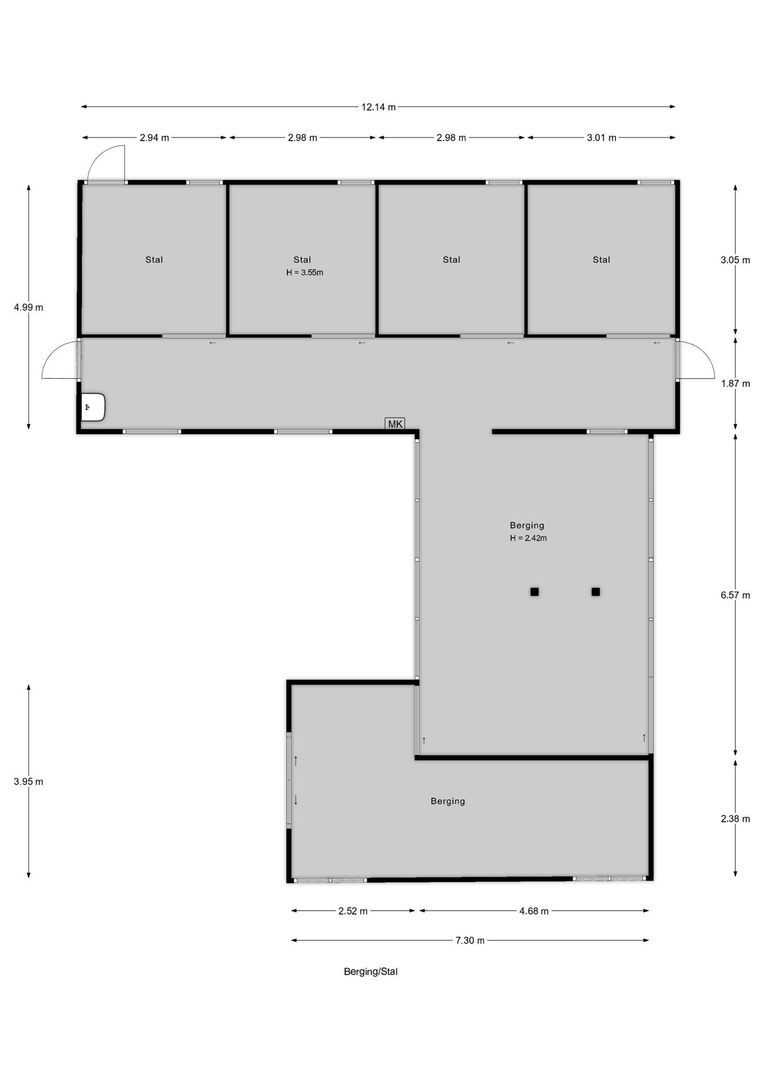 Middelweg 32, Rockanje plattegrond-3