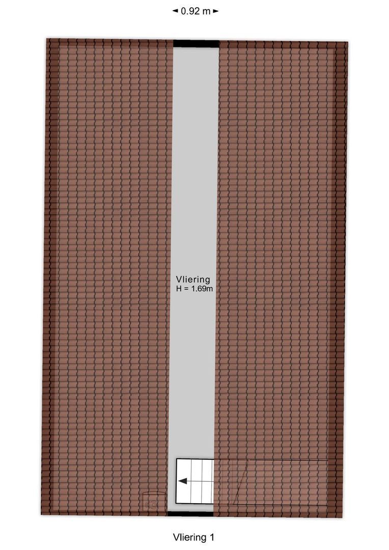 Achterstrypseweg 9 b, Rockanje plattegrond-2