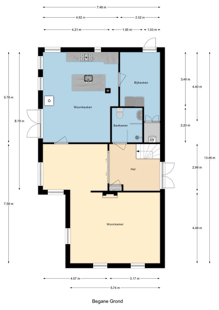 Boomweg 24, Rockanje plattegrond-0