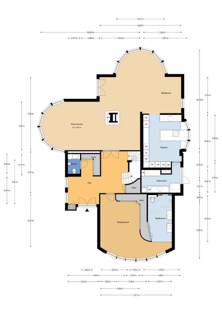 Muisbroekseweg 25, Giessenburg plattegrond-1