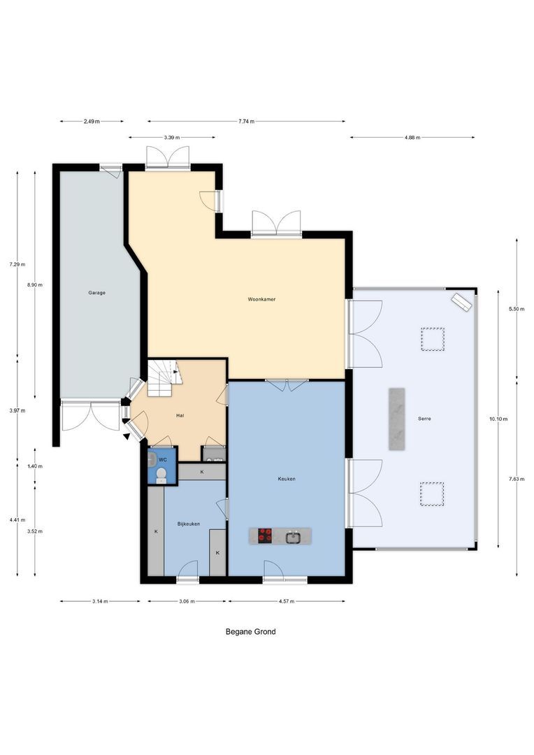 Zellingstraat 73, Pernis Rotterdam plattegrond-0