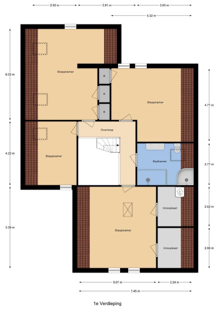 Zellingstraat 73, Pernis Rotterdam plattegrond-1