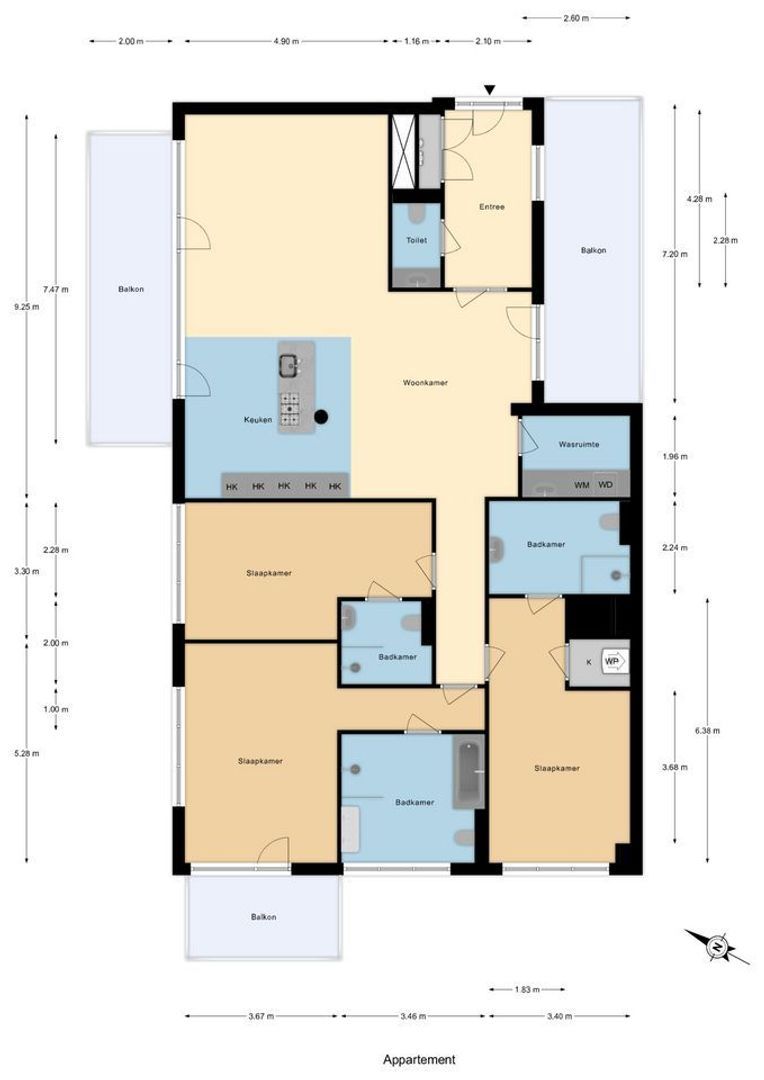 Rijnhavenkade 158, Rotterdam plattegrond-0