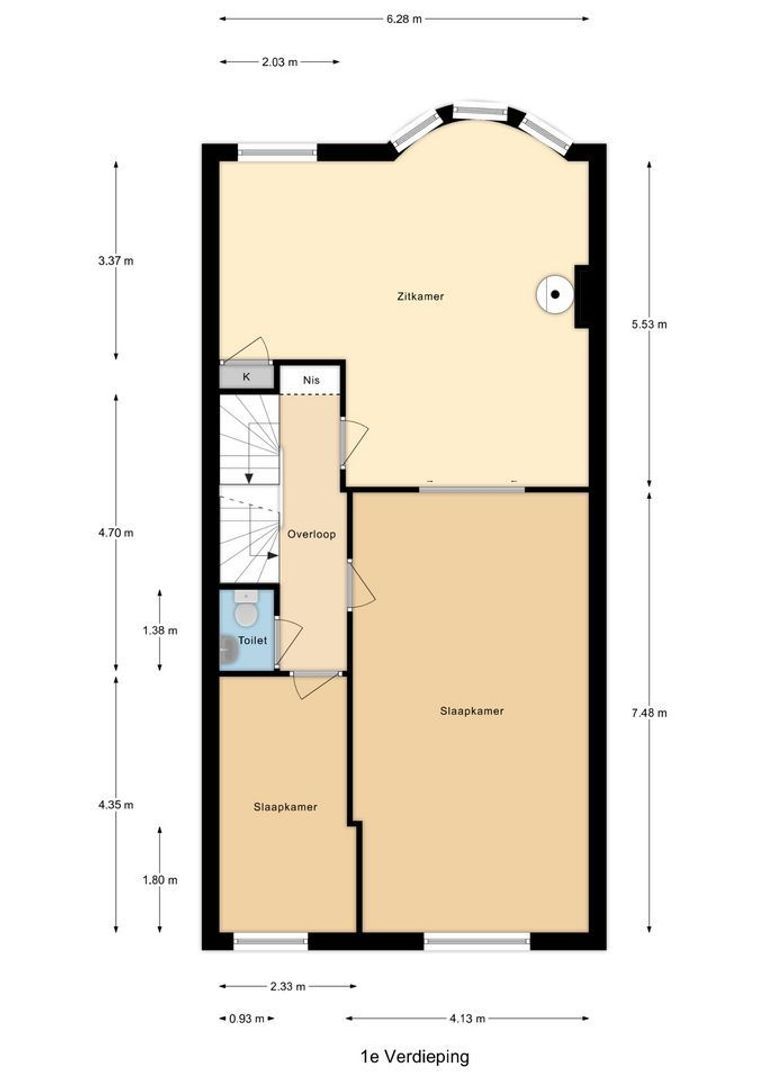 Heemraadssingel 118 A, Rotterdam plattegrond-1