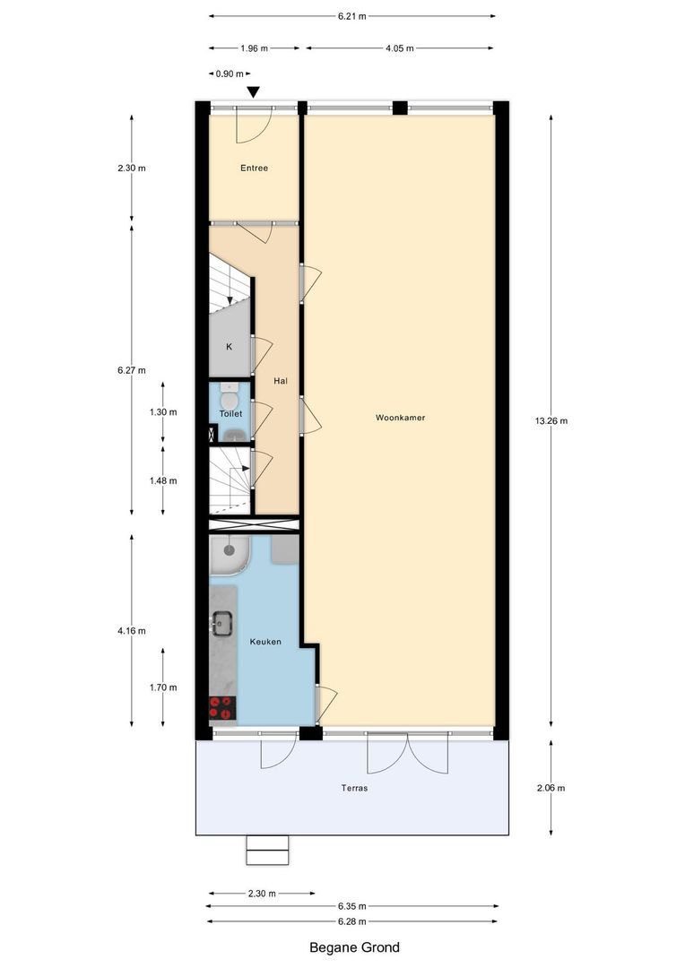 Heemraadssingel 118 A, Rotterdam plattegrond-0