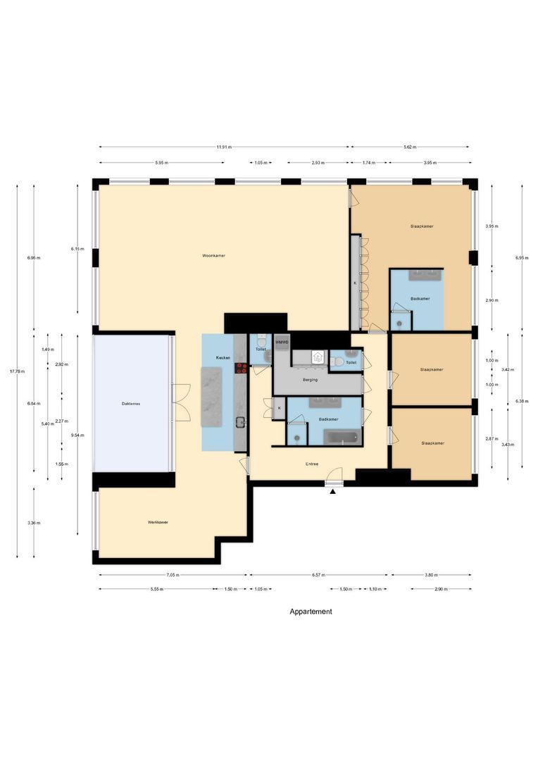 Maashaven N.z. 711, Rotterdam plattegrond-0