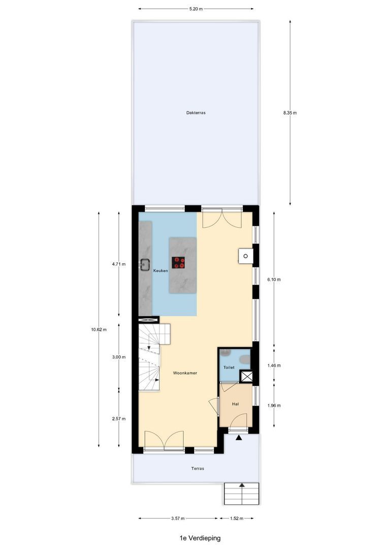 Kerkhoflaan 76, Rotterdam plattegrond-2