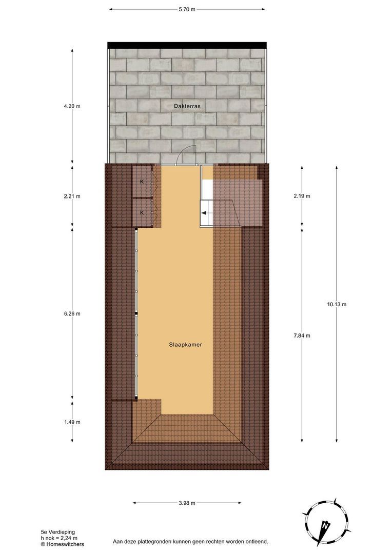 Calandstraat 20 E, Rotterdam plattegrond-1