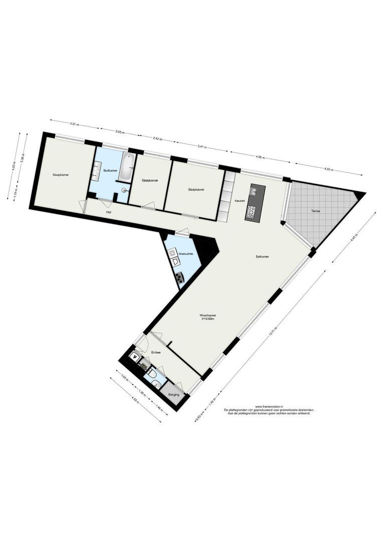 Wijnhaven 65 C18, Rotterdam plattegrond-0