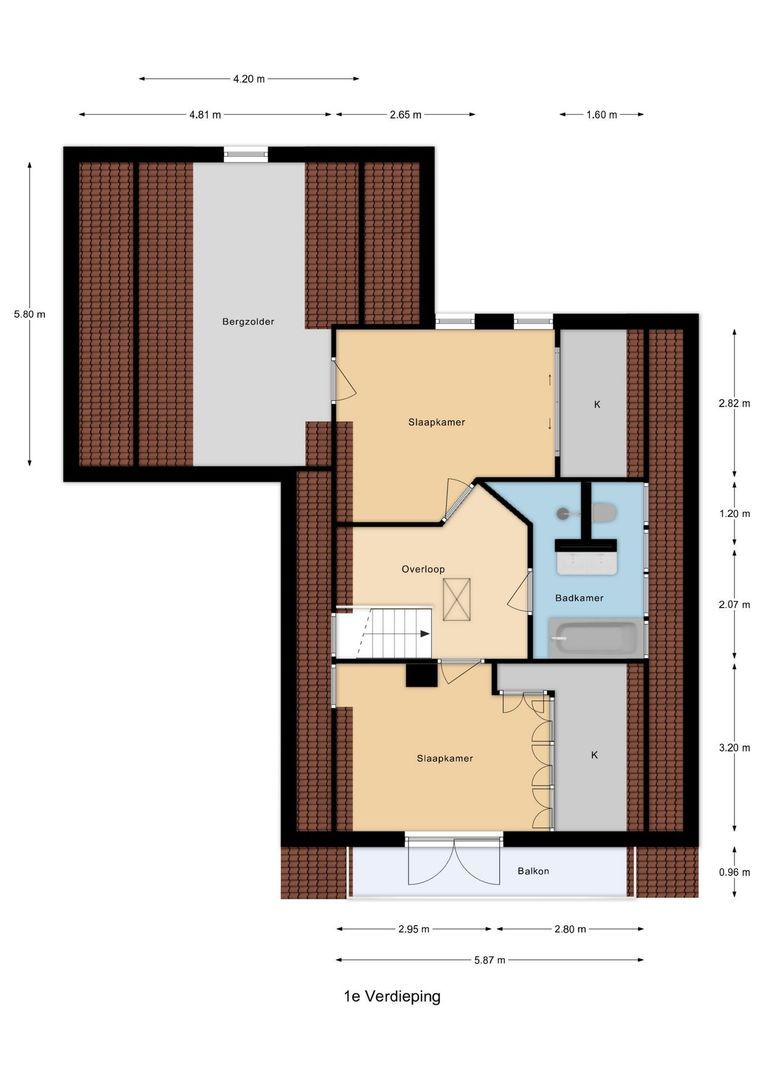 Bergse Linker Rottekade 222, Rotterdam plattegrond-1