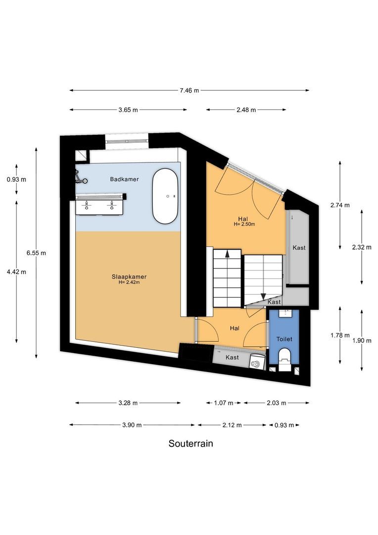 Kralingse Plaslaan 95, Rotterdam plattegrond-0