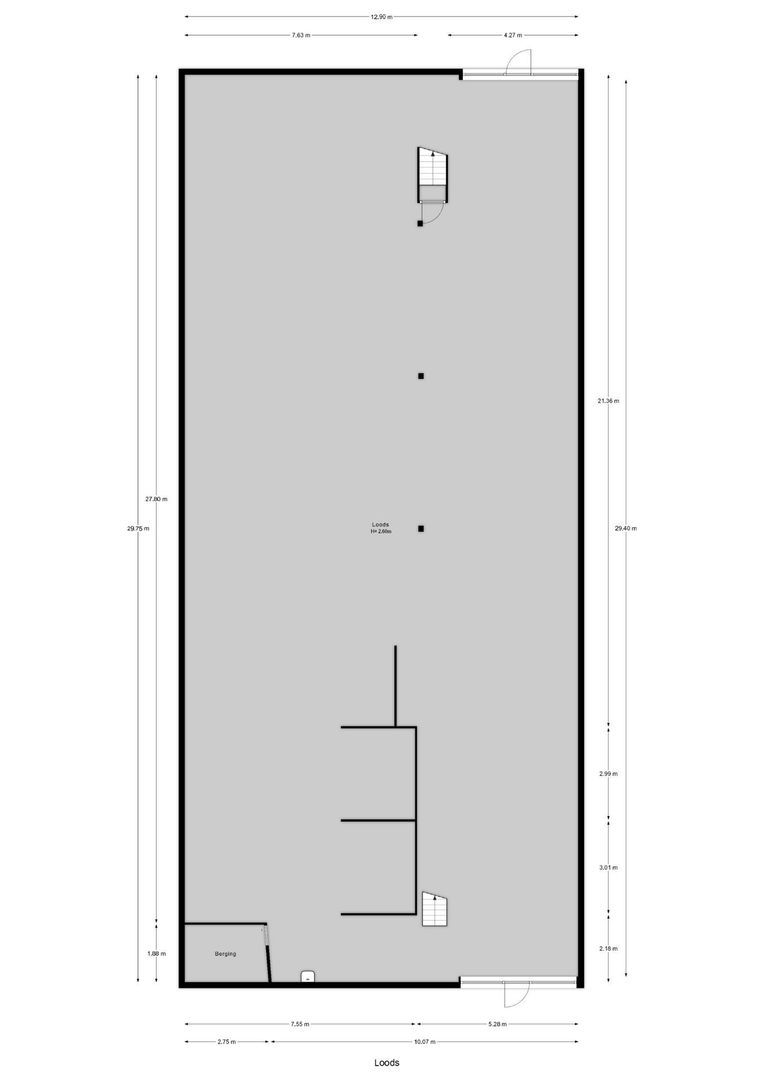 Bergweg-zuid 159, Bergschenhoek plattegrond-5
