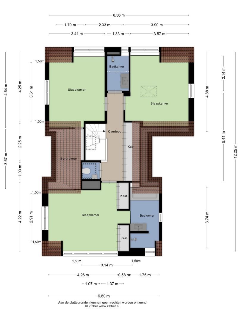 Platteweg 37, Reeuwijk plattegrond-2