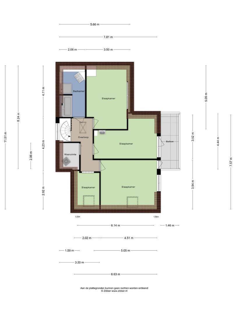 's-Gravenbroekseweg 96, Reeuwijk plattegrond-1