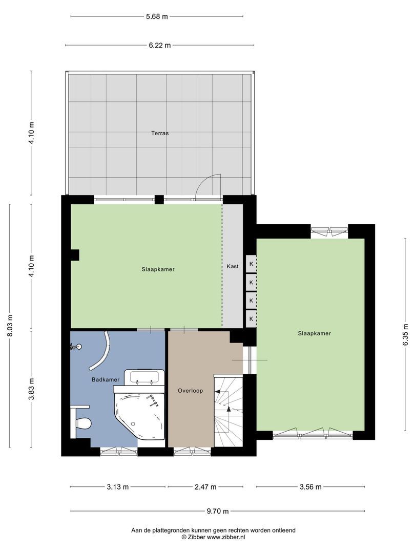 Citroenvlinderstraat 16, Gouda plattegrond-1