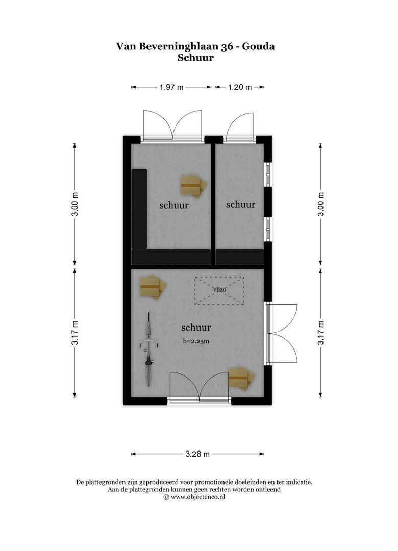 van Beverninghlaan 36, Gouda plattegrond-5