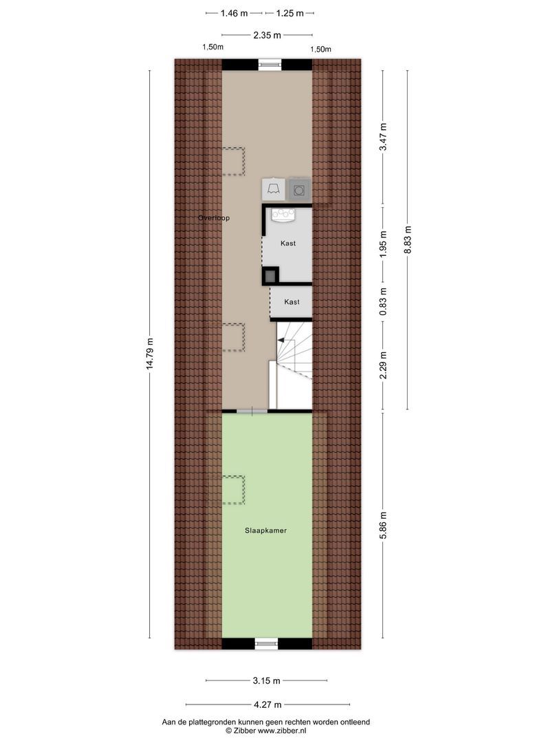 Broekhovenpad 2, Nieuwerbrug aan den Rijn plattegrond-2