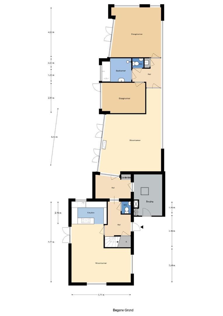 Johan Evertsenlaan 19, Maassluis plattegrond-0