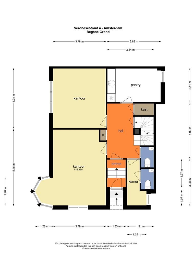Veronesestraat 4, Amsterdam plattegrond-0