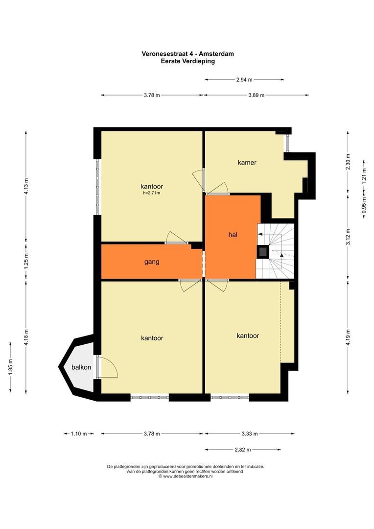 Veronesestraat 4, Amsterdam plattegrond-1