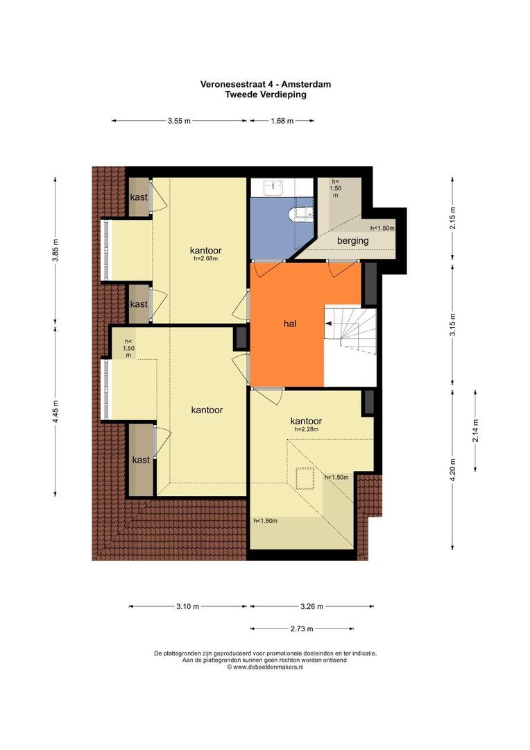 Veronesestraat 4, Amsterdam plattegrond-2