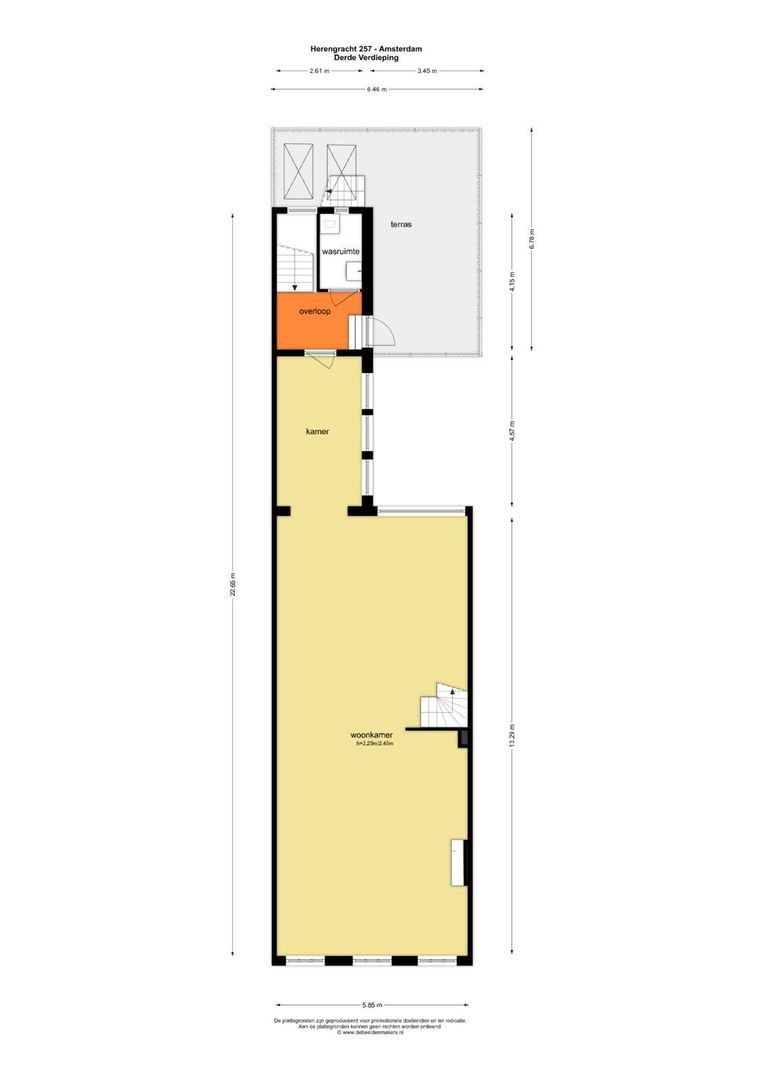 Herengracht 257, Amsterdam plattegrond-3
