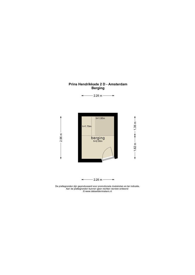 Prins Hendrikkade 2 D, Amsterdam plattegrond-2