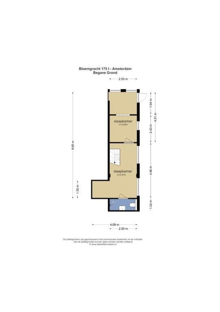 Bloemgracht 177, Amsterdam plattegrond-0