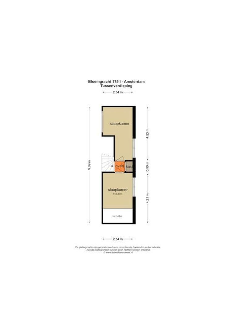 Bloemgracht 177, Amsterdam plattegrond-2