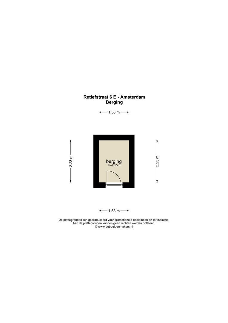 Retiefstraat 6 E, Amsterdam plattegrond-2
