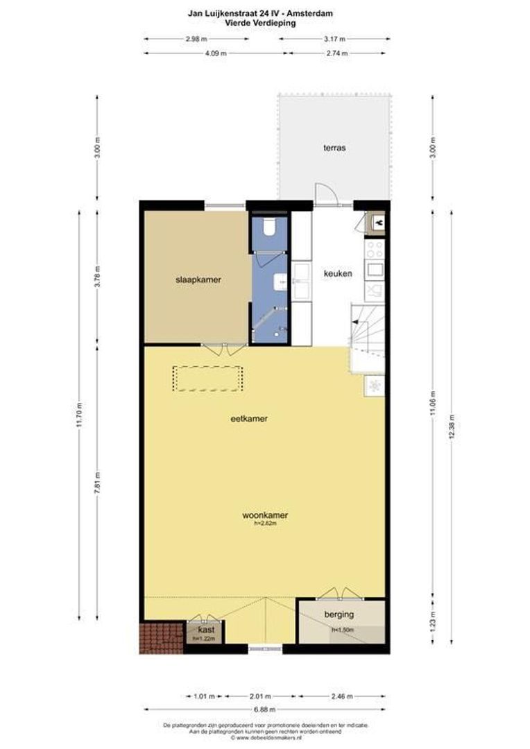 Jan Luijkenstraat 24 4, Amsterdam plattegrond-0