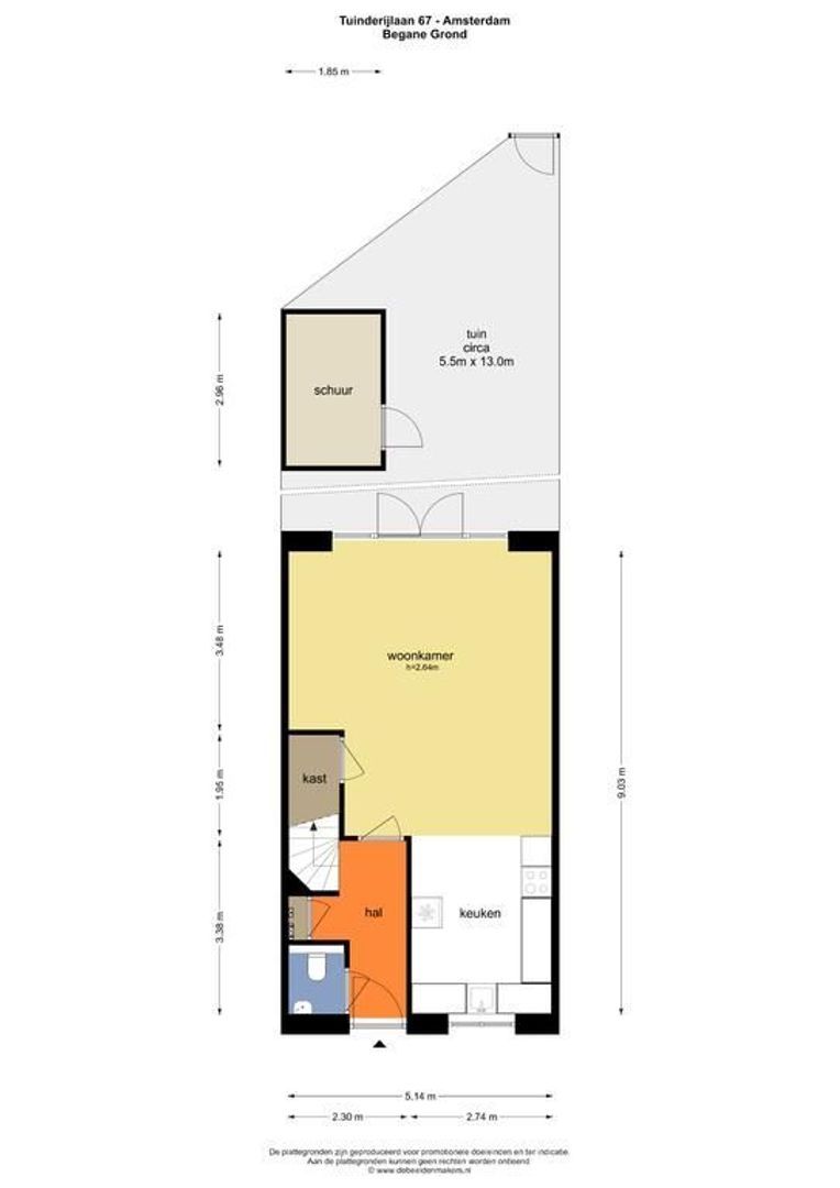 Tuinderijlaan 67, Amsterdam plattegrond-0