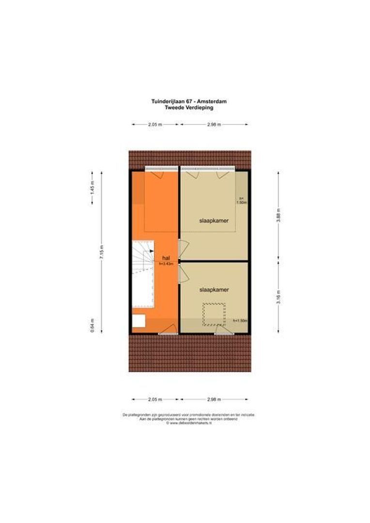 Tuinderijlaan 67, Amsterdam plattegrond-2