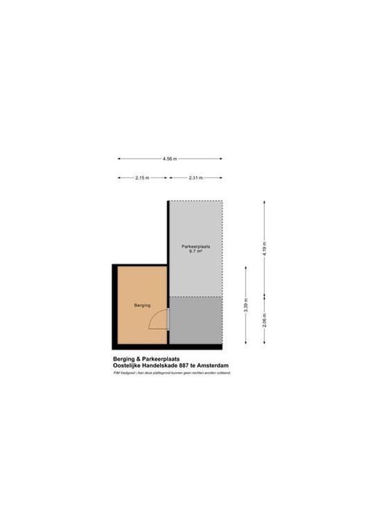 Oostelijke Handelskade 887, Amsterdam plattegrond-1