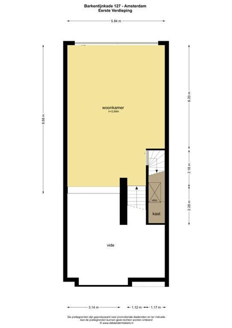 Barkentijnkade 127, Amsterdam plattegrond-1