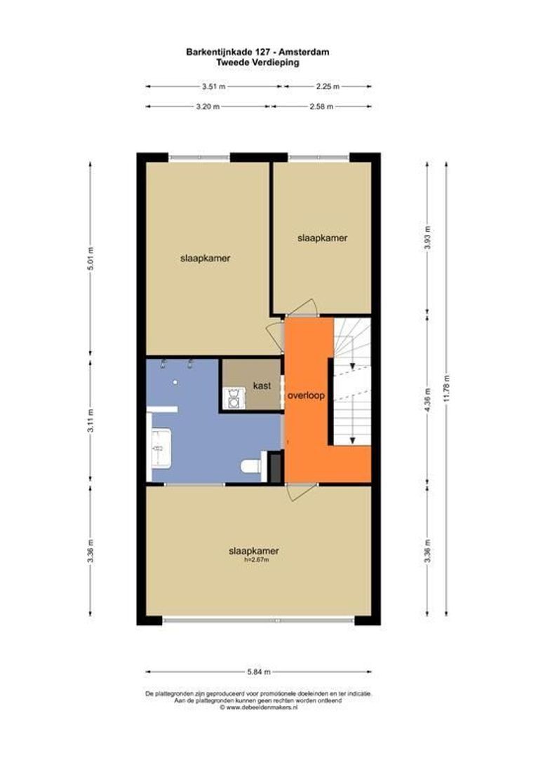 Barkentijnkade 127, Amsterdam plattegrond-2