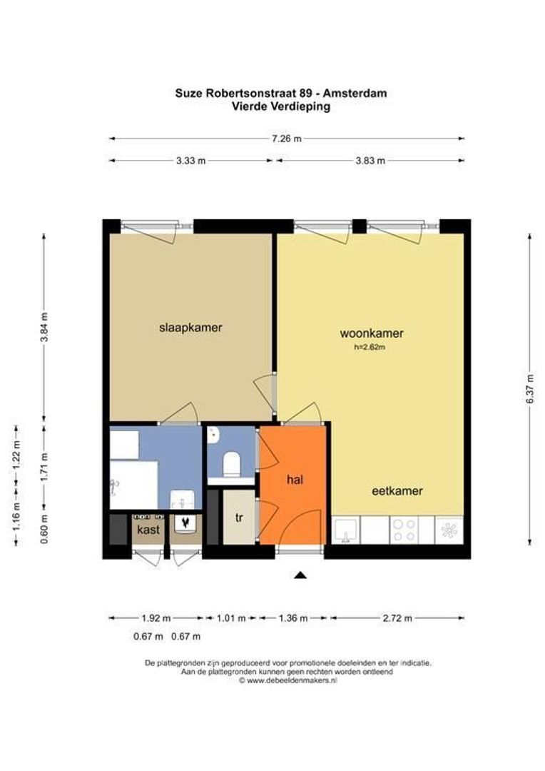 Suze Robertsonstraat 89, Amsterdam plattegrond-0