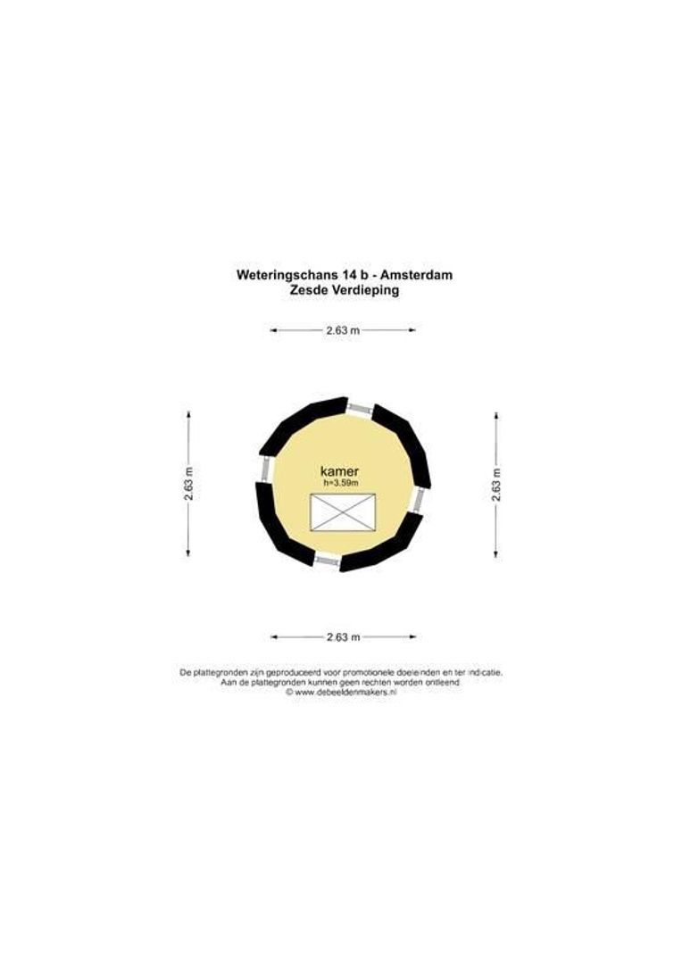 Weteringschans 14 BV, Amsterdam plattegrond-4