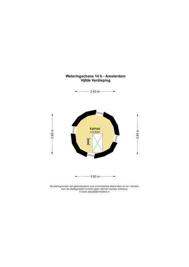 Weteringschans 14 BV, Amsterdam plattegrond-5