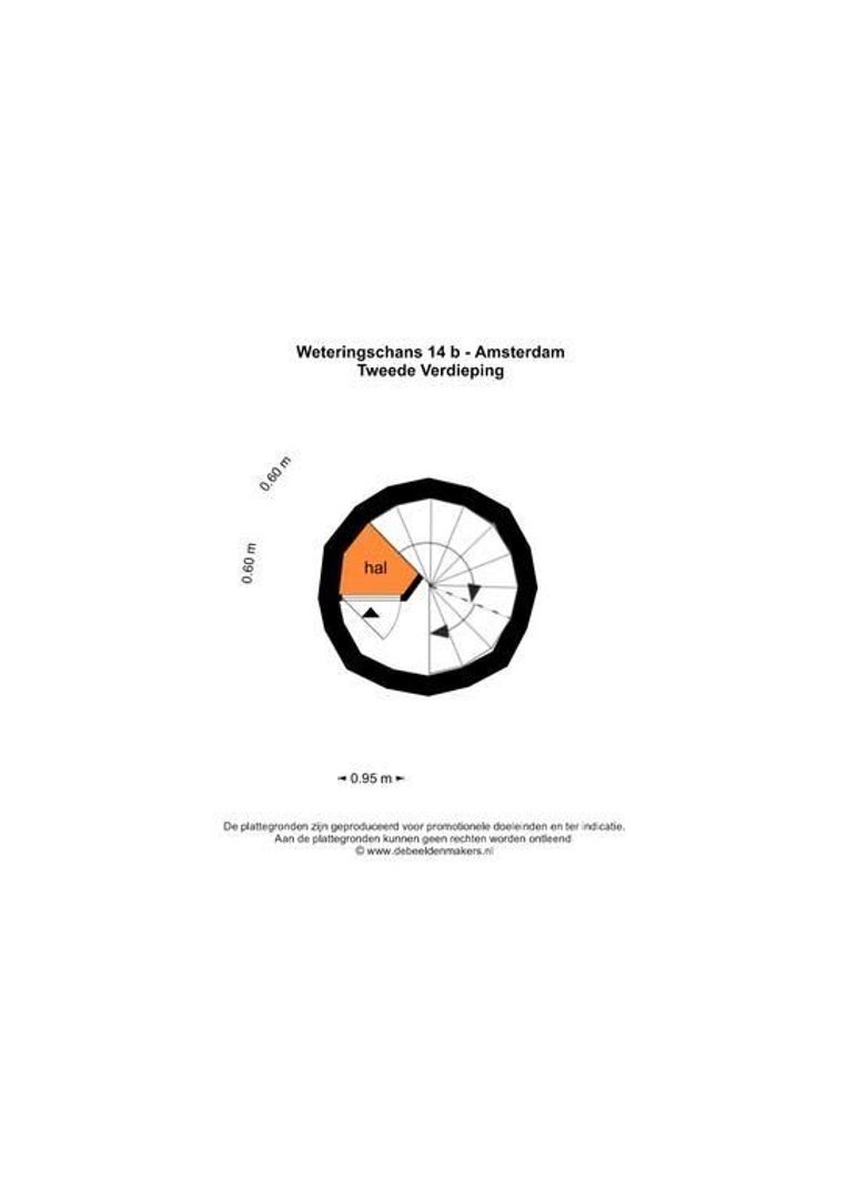 Weteringschans 14 BV, Amsterdam plattegrond-0